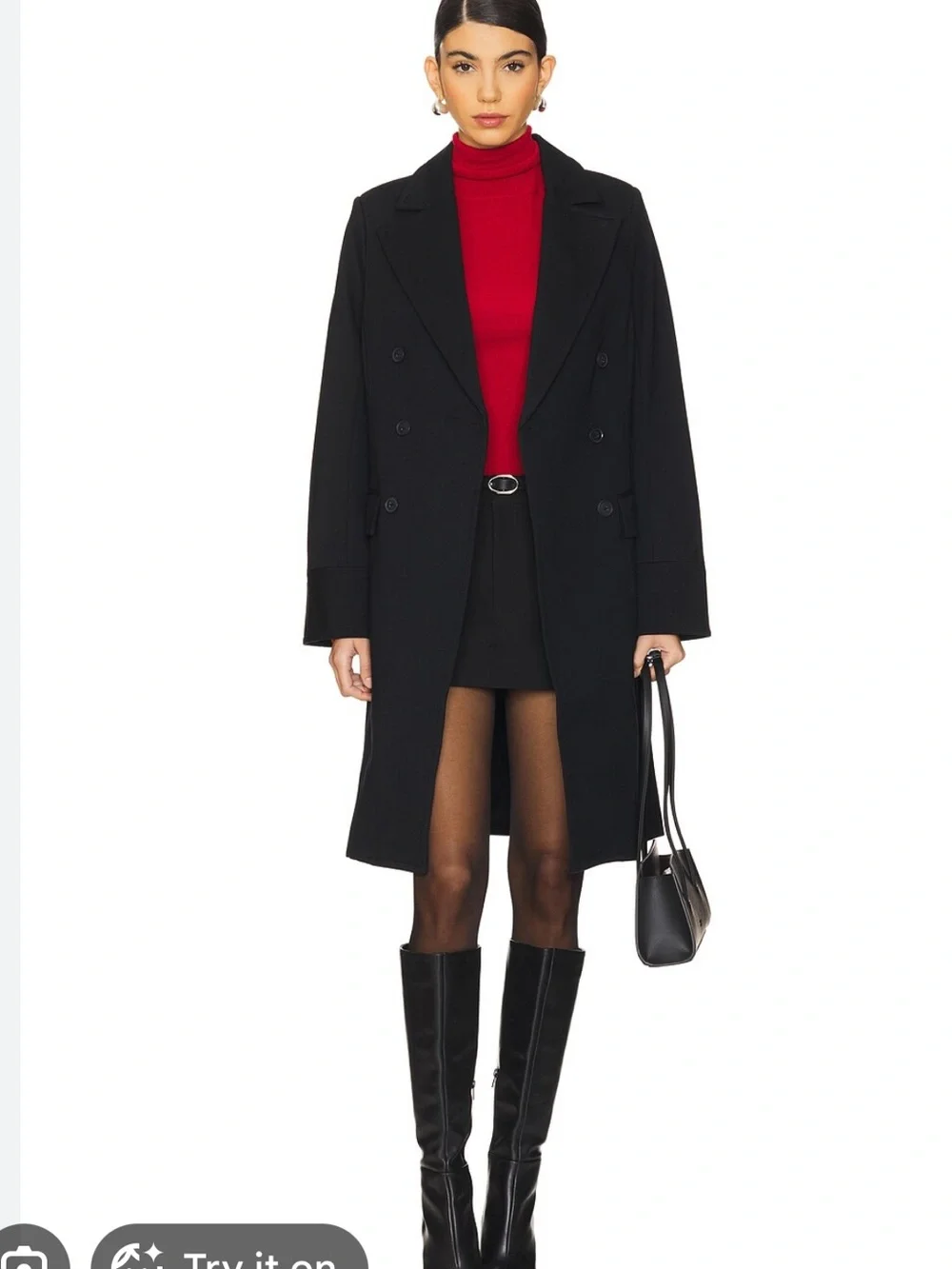 Spanx Ponte Angled Coat
